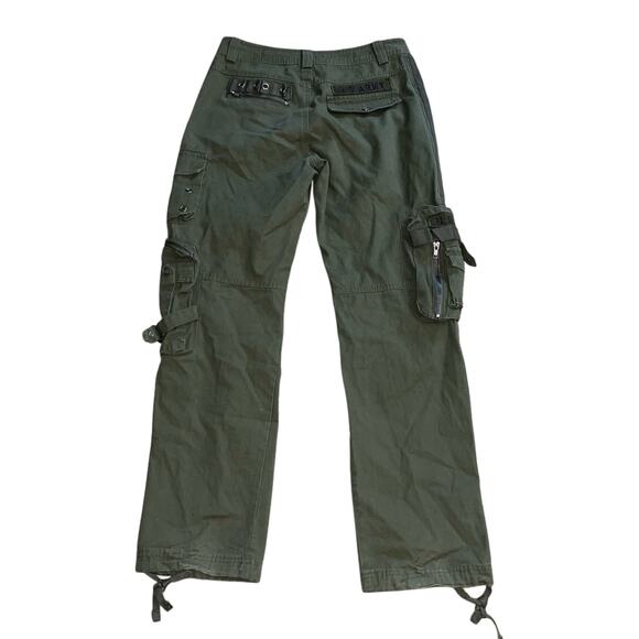 Free Knight Japan Green Cargo Tactical Army Military Pants Size 29 - Picture 6 of 9